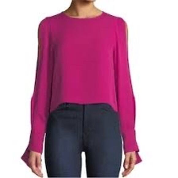 Ramy Brook Addy Split Sleeve Blouse - Picture 1 of 6